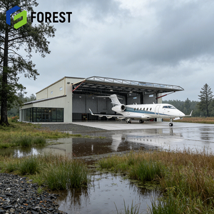 Hangar para Aviones de Estructura de Acero, Aislado, para Mantenimiento de Helicópteros, Suministro Global - Product Image 1