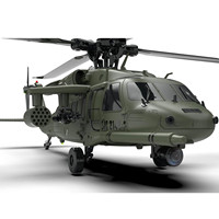 Hélicoptère RC YuXiang F09V UH-60 Black Hawk RTF Brushless 6CH Flybarless Acrobatic Professionnel 3D Télécommandé