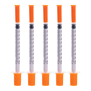 Jeringa de <span class=keywords><strong>Insulina</strong></span> Estéril de Un Solo Uso, Diseño de Aguja Corta Ultrafina <span class=keywords><strong>para</strong></span> Animales, Inyección de Bajo Dolor, Barril de Alta Transparencia - Product Image 3