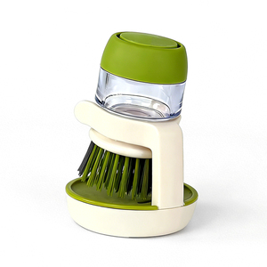 Dispensador de Jabón Líquido para <span class=keywords><strong>Lavavajillas</strong></span> de Cocina, de Alta Calidad, Ecológico, Duradero, con Bandeja de Goteo, Mango de ABS y Cepillo de Nailon - Product Image 2