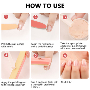 <span class=keywords><strong>Kit</strong></span> de Fournitures Professionnelles pour Manucure et Pédicure: Polissage, Cire, Lime à Ongles, Bloc Ponceur, Vernis Gel UV en Gros - Product Image 6