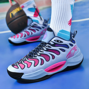 Men's Casual High-Top Sneakers for Outdoor Use Cross-Border Four Seasons Luminous <strong>Basketball</strong> <strong>Shoes</strong> for Men Foreign Trade - Product Image 5