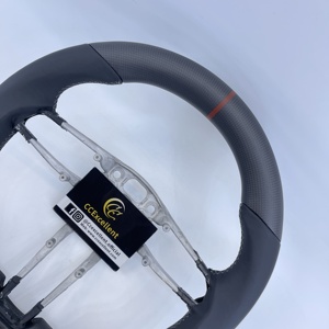 Volant personnalisé en fibre de carbone mate véritable de qualité supérieure pour Porsche 991.2 <span class=keywords><strong>911</strong></span> 918 992 718 Boxster Macan Panamera 2017+ - Product Image 4