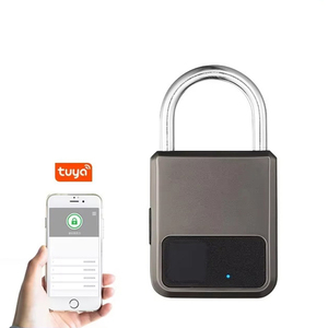 Cadenas biométrique intelligent à empreinte digitale, contrôle par application Tuya, étanche, sans clé, pour la sécurité des objets de sport, des sacs à dos scolaires et des bagages - Product Image 1