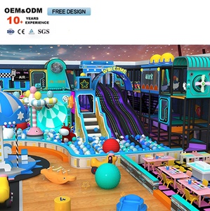 Parque Infantil Interior Popular para Bebés, Centro de Juegos Suaves para Niños, Equipo de Juego Interior, Piscina de Bolas, Tobogán, Parque Infantil para Venta al por Mayor - Product Image 1