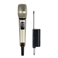 Microphone sans fil portable en métal UT3000A-1ch pour karaoké familial, microphone à canal unique, récepteur rechargeable universel