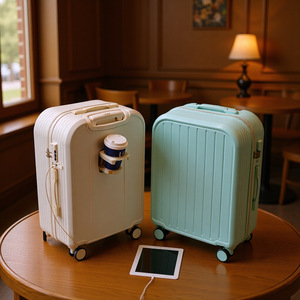 Valise de voyage personnalisée avec logo, unisexe, 20, 22, 24, 28 pouces, tendance, très vendue, durable et légère - Product Image 2