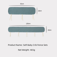 Neuankömmling Babybett Stoßstangen polster Super weiche moderne Anti-Kollisions-Krippen schienen abdeckung Gedrucktes digitales Logo für 0-3 Monate