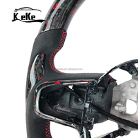 Volant en fibre de carbone forgé rouge pour Dodge Ram 1500 2500 3500 Laramie Limited, amélioration de l'intérieur haut de gamme