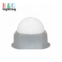 IP68 extérieur Étanche Cristal Transparent Couverture 3W RVB DMX Led Pixel Point Light