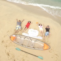 Kayak Canöe Crystal Transparent Vicking 11 pieds 2 Personnes à Fond Clair, Matériau PC, Bateau Écoulant à Chaud