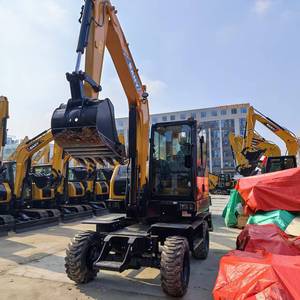 China top brand new Sany Sy65w Wheeled Excavator Low price and high quality for <b>small</b> projects on hot sale - Product Image 5
