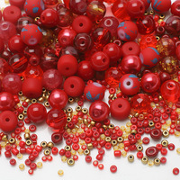 Vente en gros en vrac de 2-8mm de gravier mixte combinaison de cristaux breloque perles de riz en verre pour chapelet bracelet Kit de fabrication de bijoux à bricoler soi-même