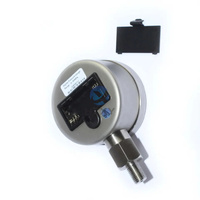 XY XZD80 80mm 400BAR NPT1/4 Thread LCD Display Gas Water Oil Manometer Intelligent Digital Pressure Gauge