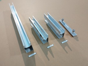 Rails <span class=keywords><strong>solaires</strong></span> en aluminium, longueur personnalisée, supports de montage de <span class=keywords><strong>panneaux</strong></span> photovoltaïques, rails longs pour montage <span class=keywords><strong>sur</strong></span> toit et au sol |   Art Sign - Product Image 2