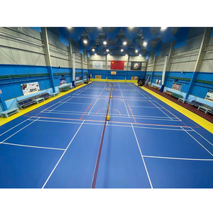 Plancher <span class=keywords><strong>en</strong></span> vinyle de haute qualité approuvé par BWF Revêtement de sol pour terrain de sport Revêtement de sol pour terrain de badminton - Product Image 3
