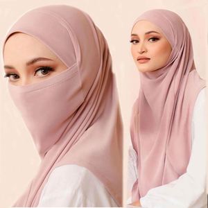 Light Weight Acrylic Plain Winter New <b>Styles</b> Arab <b>Head</b> Hijab Scarf Wholesale Multi Functions Hijabs Muslim Women - Product Image 1