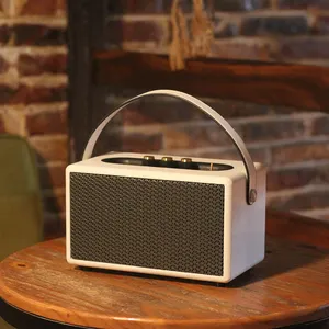 Wooden box wireless music portable Wireless retro bluetooths Speaker