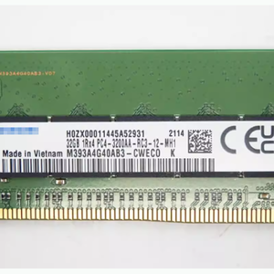 M393A4G40AB3-CWE 32GB 3200MHz 288 Pin RDIMM REG ECC 1.2V 1Rx4 <b>DDR4</b> Server <b>Memory</b> Module M393A4G40AB3-CWE - Product Image 1