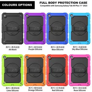 Custodia Protettiva Antiurto con Supporto Girevole <span class=keywords><strong>a</strong></span> 360° per <span class=keywords><strong>Tablet</strong></span> <span class=keywords><strong>Samsung</strong></span> <span class=keywords><strong>Galaxy</strong></span> <span class=keywords><strong>Tab</strong></span> A11 Plus da 11 Pollici - Product Image 3