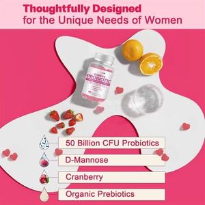 Gomitas de Vitaminas para Mujer de Marca Privada al por Mayor, 50 <span class=keywords><strong>Mil</strong></span> <span class=keywords><strong>Millones</strong></span> de UFC, con Arándano, para Apoyo Inmunológico, Belleza, Equilibrio del pH y Digestión, OEM - Product Image 2