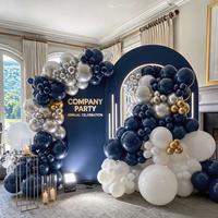 Support de toile de fond en alliage d'aluminium à double couche personnalisable pour cérémonie de mariage, fête, événement, décoration de remise de diplôme