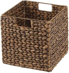 Cesta <span class=keywords><strong>de</strong></span> Paja para Boda, Cesta <span class=keywords><strong>de</strong></span> Almacenamiento <span class=keywords><strong>de</strong></span> Ratán Tejida a Mano, Decoración <span class=keywords><strong>de</strong></span> Pared Estilo Boho, Cestas <span class=keywords><strong>de</strong></span> <span class=keywords><strong>Mimbre</strong></span> Cuadradas Plegables para Escaleras - Product Image 1