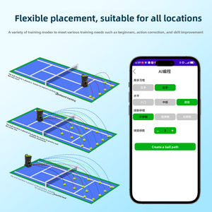 Pusun PT-Smart <span class=keywords><strong>Pro</strong></span>: Macchina Professionale per Palline da <span class=keywords><strong>Tennis</strong></span> in ABS con Controllo AI, Attrezzatura Automatica per Allenamento 20-120 - Product Image 4