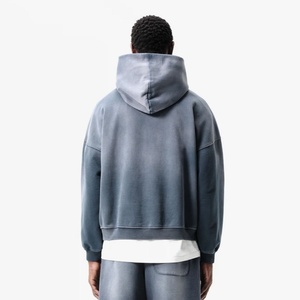 Sudadera con Capucha Personalizada OEM para Hombre, de Algodón Suave de Alta Calidad, Estilo Vintage Lavado al Ácido, Sudadera con Capucha Oversize para Hombre - Product Image 3