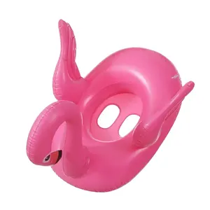 Wholesale custom inflatable swimming pool float Flamingos unicorn swimming tube ring swimming toys