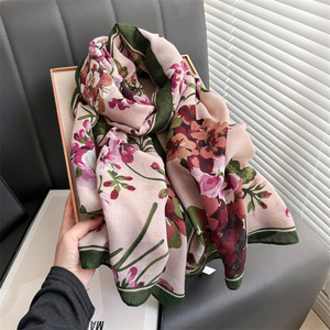 Hot Sell 2026 New Flower Printed <strong>Pattern</strong> Scarves <strong>Shawls</strong> for Women Soft Large 180*90CM Floral Print Scarf <strong>Shawl</strong> Hijabs - Product Image 1