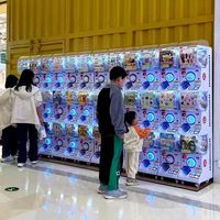 Distributeur de capsules de jouets commercial - Distributeur sur pied pour centres commerciaux intérieurs et parcs d'attractions