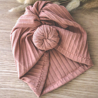 Offre Spéciale hiver chaud beignet noeud nouveau-né bébé enfants chapeaux tricoté bonnets chapeaux Bonnet enfants Turban chapeau tête enveloppement