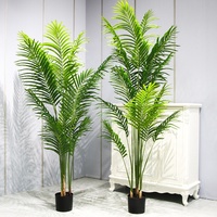Décoration artistique, plante artificielle, plantes artificielles en pot pour la maison, arbres, bonsaïs, feuilles de caoutchouc, PVC/PE, écologiques, durables, feuilles d'arbre