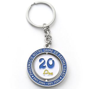 Llavero Metálico Giratorio de 360 Grados con Diseño Personalizado, Recuerdo de Auto, Regalo Promocional Novedoso - Product Image 3