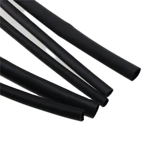 WOER Black Pe Tube Ldpe Tube Polyethylene Tubing Roll Plastic Tube For Heat Shrink Tubing