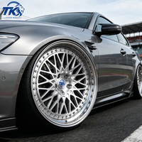 Rines Estilo Vip Dub para Autos de Exhibición, Juego de 2 Piezas de Aleación Forjada, 18 19 20 21 22 Pulgadas, Acabado Pulido con Remaches, Cóncavos Profundos para BMW