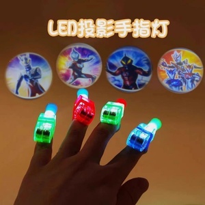 LED Finger Flashlight Light Party Supplies Children's Luminous Toy up Finger Ring Toys LED Party Finger Lights for Kids - Product Image 3