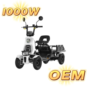 Scooter de Movilidad Eléctrico S20-15 de 48V 500W y 13 Pulgadas para Personas Mayores, Scooter de Movilidad de 4 Ruedas, Velocidad Máxima 25 km/h - Product Image 1