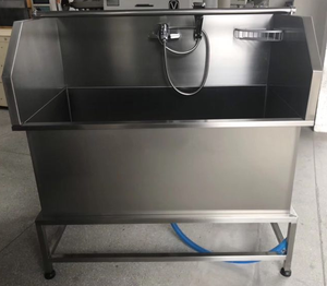 Gabbia per cani da compagnia in acciaio inossidabile con motivo solido con vassoio in plastica per passeggiare comodamente - Product Image 5