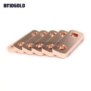 Size Customized Copper Bus Bar For Power Distribution Electrical Grounding Busbar System