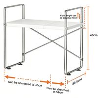 Étagère de rangement réglable et extensible en métal pour four à micro-ondes, support de cuisine double couche pour cuiseur à riz
