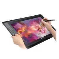 Bosto tablet, 21.5 polegadas, design portátil, bateria digital, suporte ajustável, alta sensível, teclas expressas, desenho, tablet gráfico