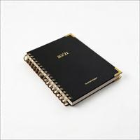Individuelles Fitness-Wellness-Tagebuch A5 Hardcover Leder Tagesplaner Workout-Notizbuch mit Fadenbindung Geschenkset mit Druck