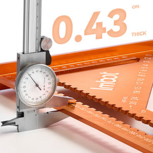 Goniomètre d'angle durable Imbot pour <span class=keywords><strong>le</strong></span> travail du bois - Équerre de charpentier en alliage d'aluminium pour des mesures précises - Product Image 6