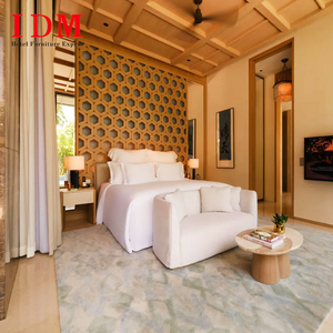 Canapés de luxe pour hall d'hôtel cinq étoiles IDM, solutions de projets personnalisables, ensemble de meubles de chambre d'hôtel <span class=keywords><strong>Raffles</strong></span> Sentosa Singapour - Product Image 4