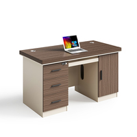 Vente en gros de meubles de bureau commercial Table de bureau Bureaux de PDG Bureau d'ordinateur de direction moderne en bois