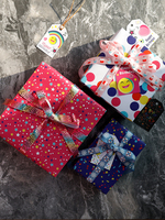 Papier de soie d'art de Noël de haute qualité en gros 80g 43*300cm Cadeau Luxe Emballage personnalisé pour anniversaire Rouleau de papier d'emballage