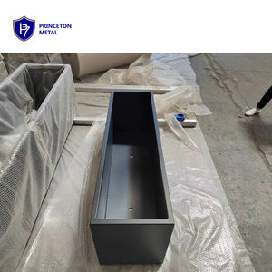 Maceta <span class=keywords><strong>de</strong></span> Aleación <span class=keywords><strong>de</strong></span> Aluminio con Recubrimiento en Polvo, Venta Directa <span class=keywords><strong>de</strong></span> Fábrica, Personalizable, para Exteriores/Balcón/Hotel/Patio/Jardín - Product Image 2