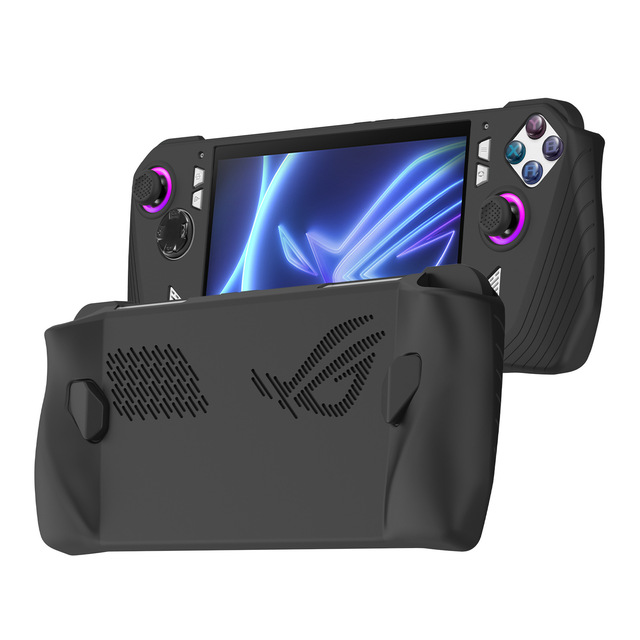 NSLikey Silicone Protective Case Skin for ASUS ROG Ally Console with 4PCS Thumb Grip